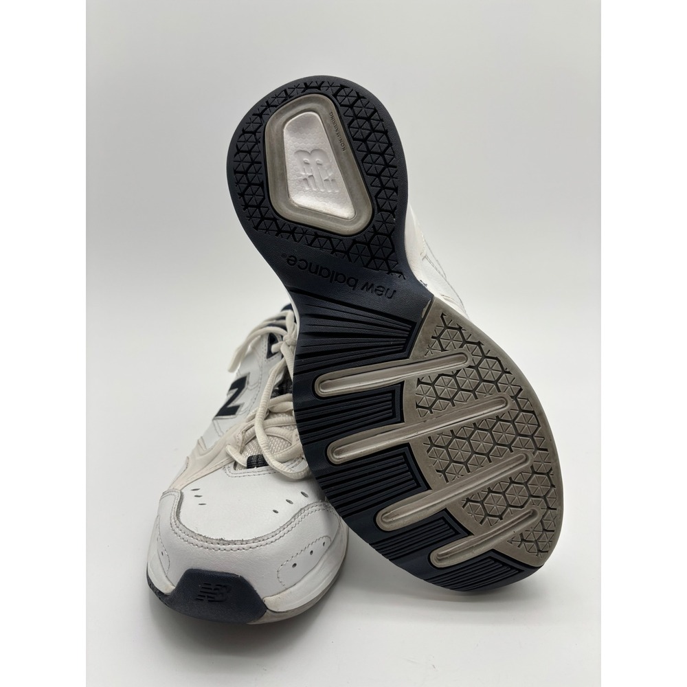New Balance 624 White Navy Leather Cross Training Sneakers Mens 7 Womens 8.5 - Picture 8 of 8